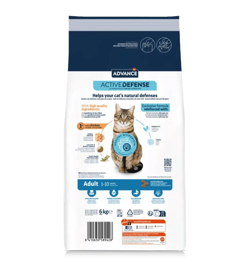 10 kg Advance Adult Chicken&Rice Gatos - Imagen 3