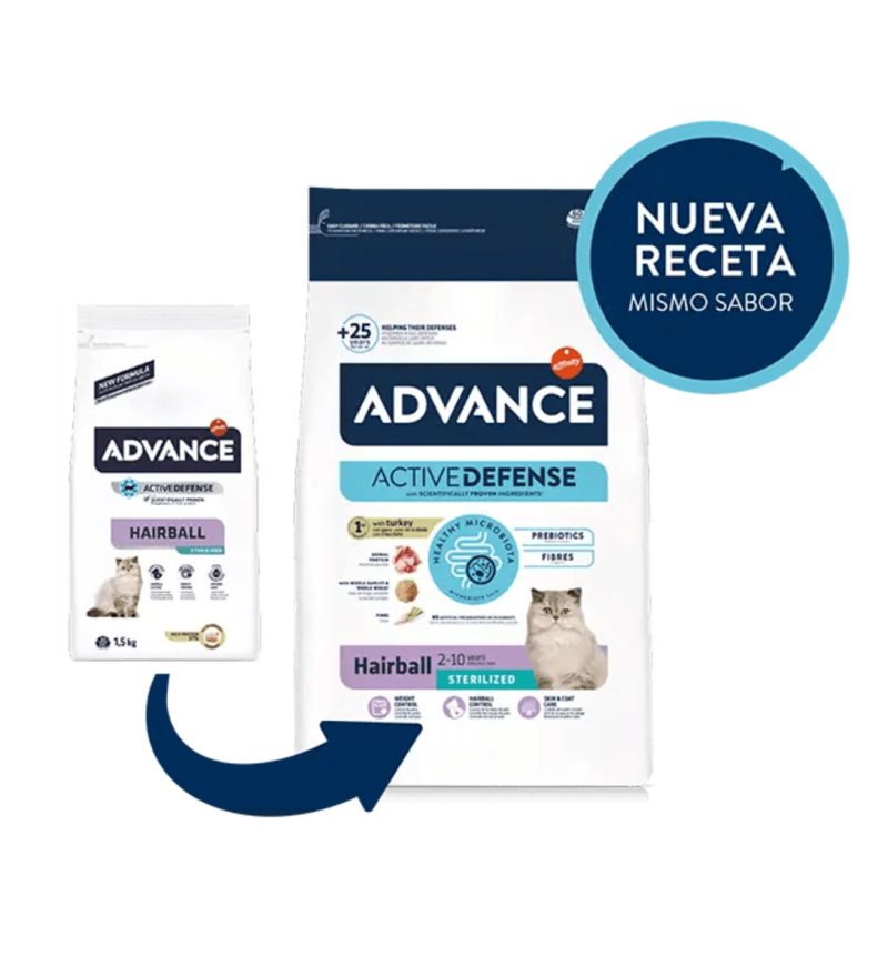 10 kg Advance Cat Sterilized Hairball