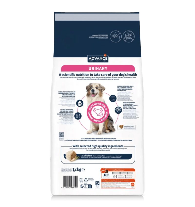 12 kg Advance Canine Urinary - Imagen 3