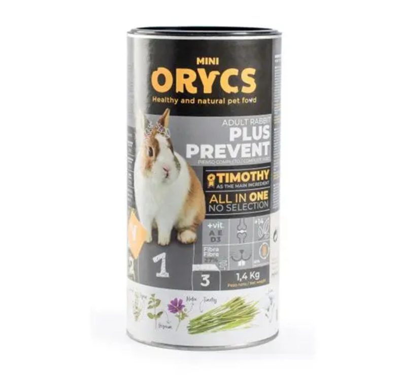 1,4 kg Mini Orycs Plus Prevent Conejo