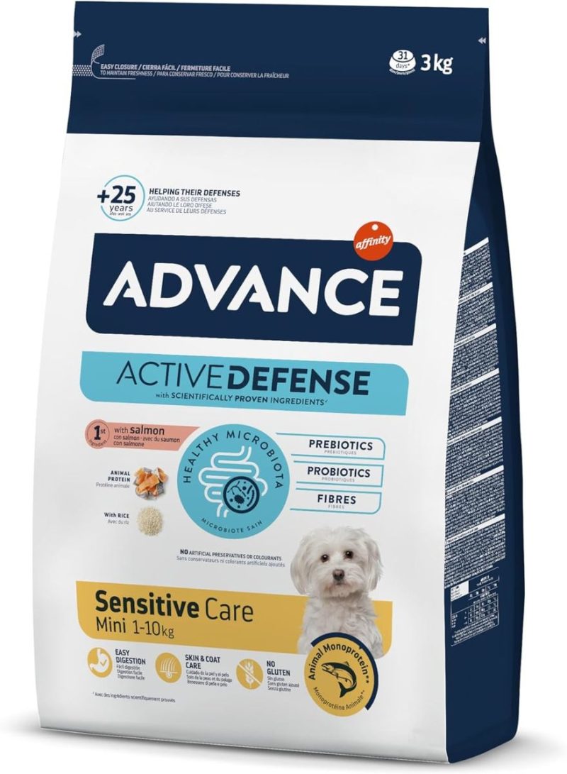 3 kg Advance Sensitive Salmón Mini