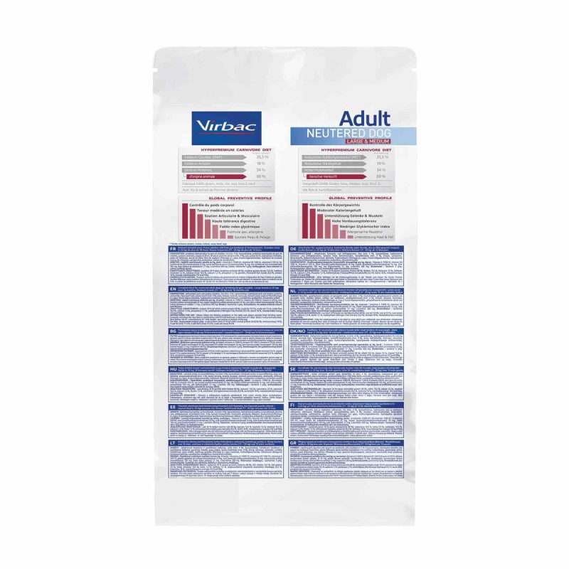 3 Kg HPM Adult Neutered Dog Large & Medium - Imagen 2