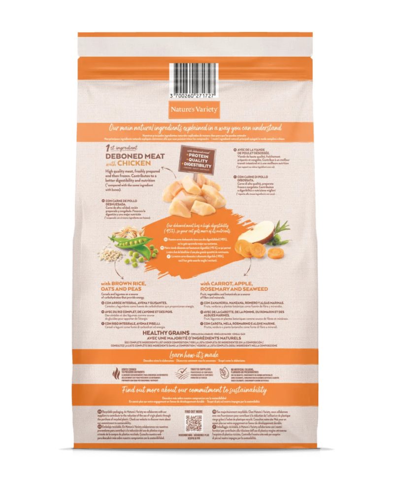 7 Kg Nature's Variety Cat Adult Pollo Healthy Grain - Imagen 2