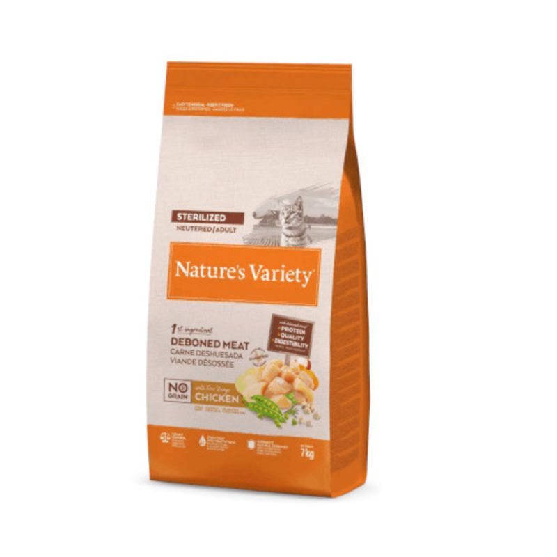 7 Kg Nature's Variety Cat Sterilized Pollo Campero NG