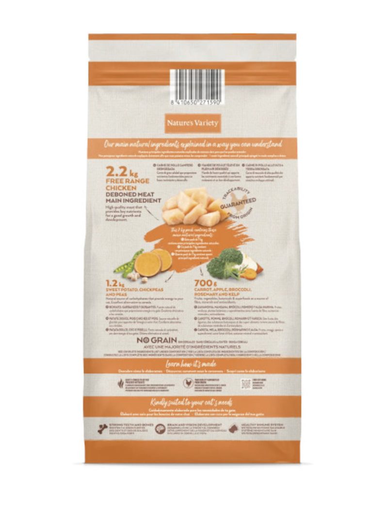 7 kg Nature's Variety Selected Kitten Pollo Campero - Imagen 2