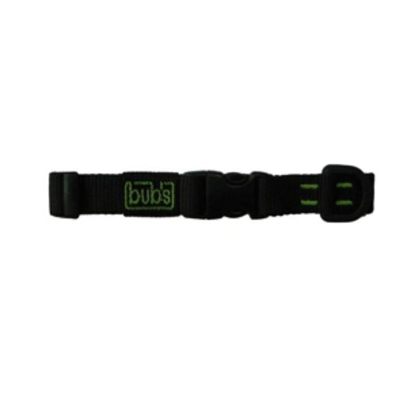 Bub's Collar Cierre Rápido Negro Ancho 20mm Longitud Ajustable 25-36cm