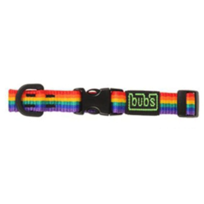 Bub's Collar Cierre Rápido Rainbow Ancho 20mm Longitud Ajustable 25-36cm