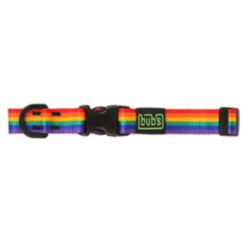 Bub's Collar Cierre Rápido Rainbow Ancho 25mm Longitud Ajustable 34-53cm