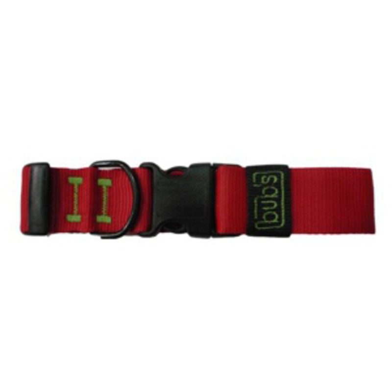 Bub's Collar Cierre Rápido Rojo Ancho 40mm Longitud Ajustable 42-62cm