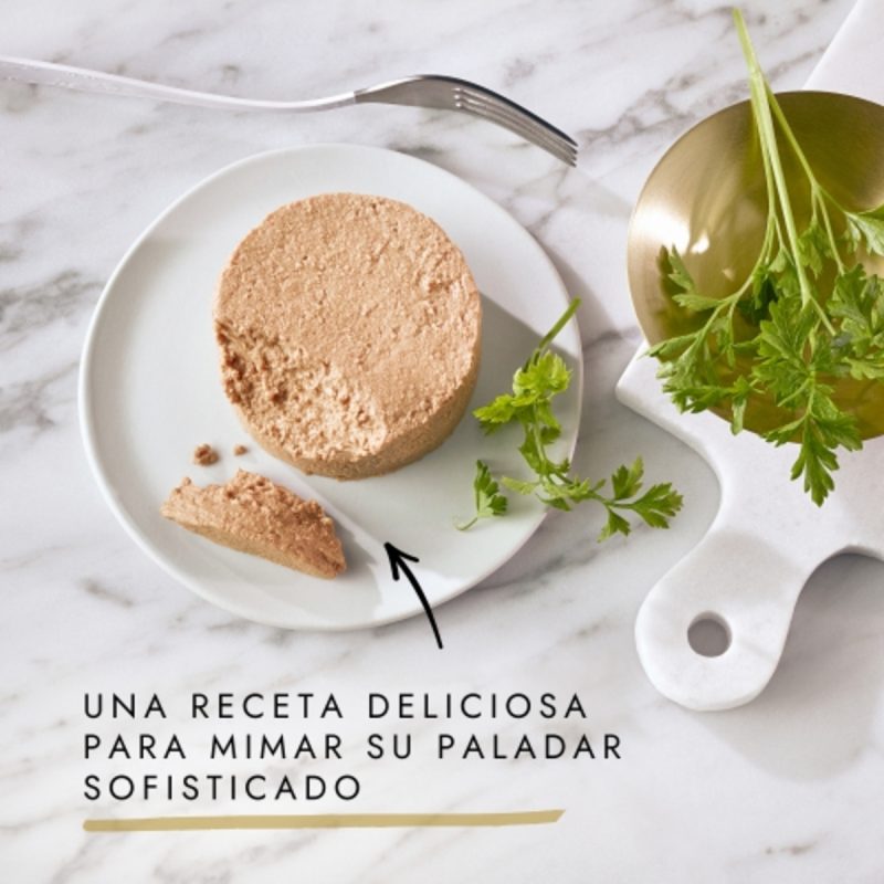 Caja de 24 unidades Lata Gourmet Gold Mousse Salmón para gatos 85 g - Imagen 2