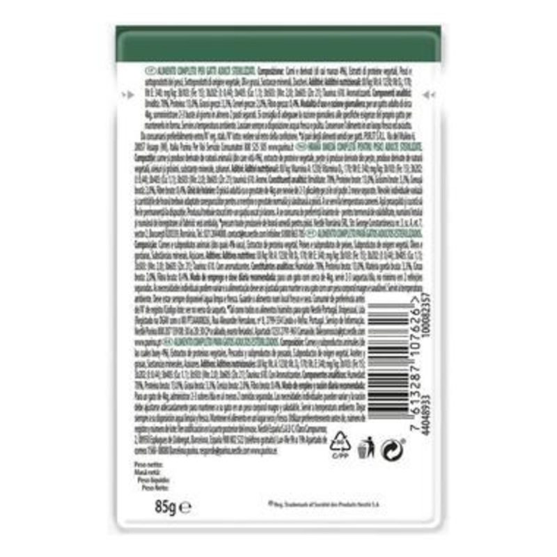 Caja de 26 unidades Proplan Nutri Savour Sterilized Buey para gatos 85 g - Imagen 4