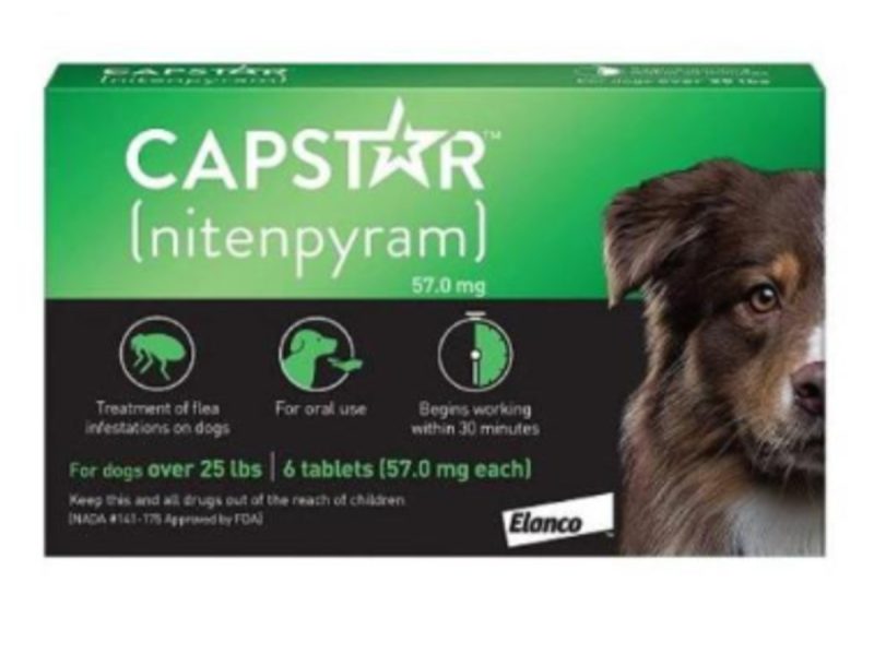 Capstar 57 mg para perros grandes 6 comprimidos