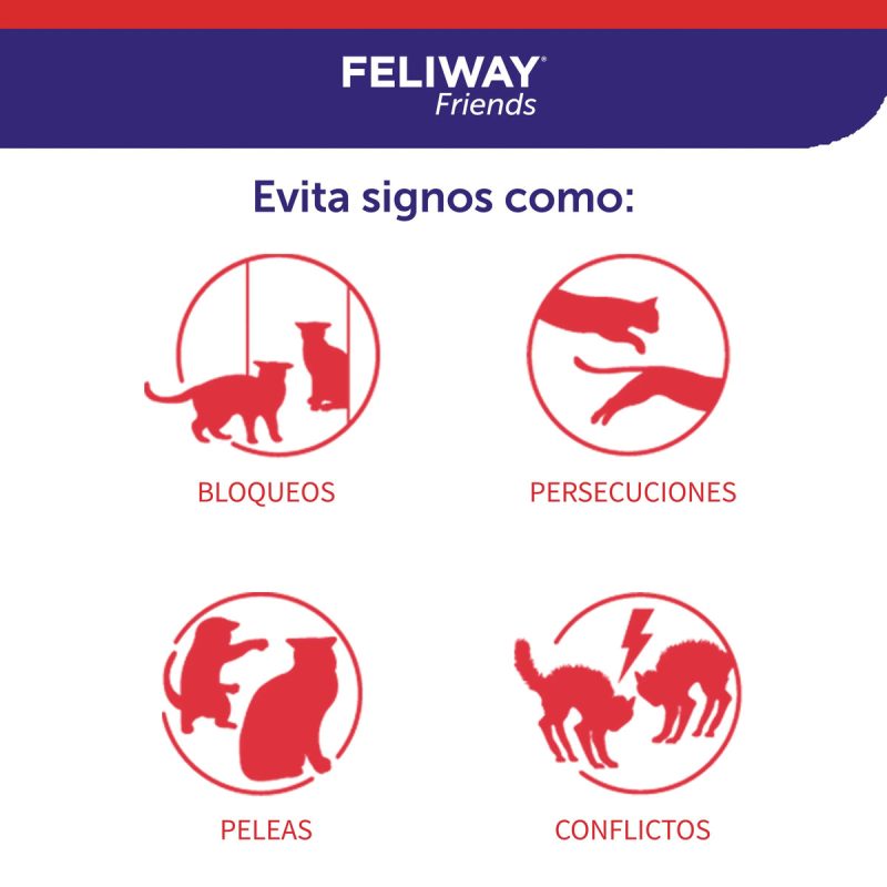 Feliway Friends Difusor + Recambio 48 ml - Imagen 3