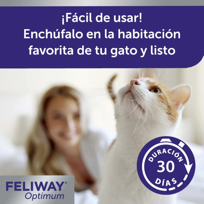 Feliway Optimum Recambio 3 Meses - Imagen 5