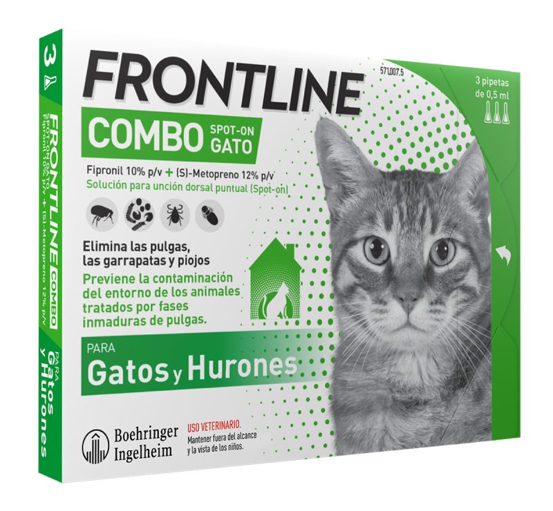 Frontline Combo Gatos 3 Pipetas