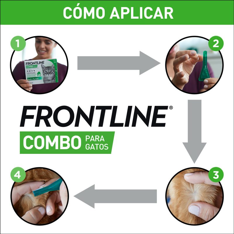 Frontline Combo Gatos 3 Pipetas - Imagen 2
