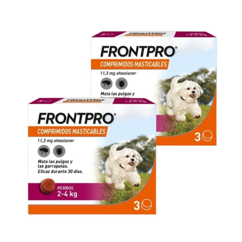 Frontpro Masticable 11 mg 2-4 kg  S, 3 comprimidos
