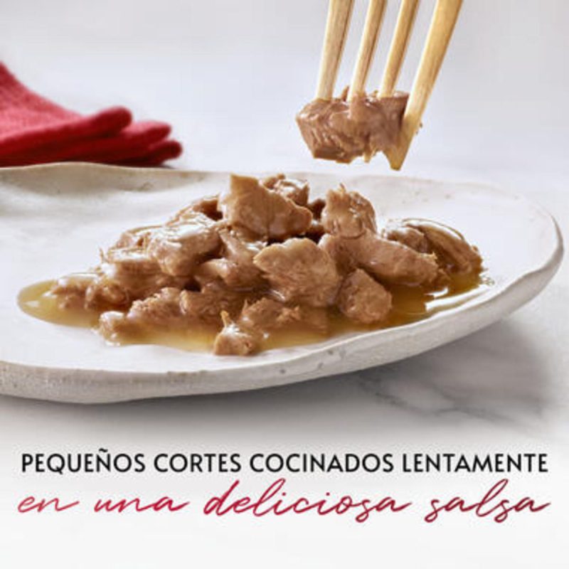 Gourmet Mon Petit Selec. Carnes. Pack 48 Unds. 8 Cajas x 6 Sobres  de 50 Gr - Imagen 3
