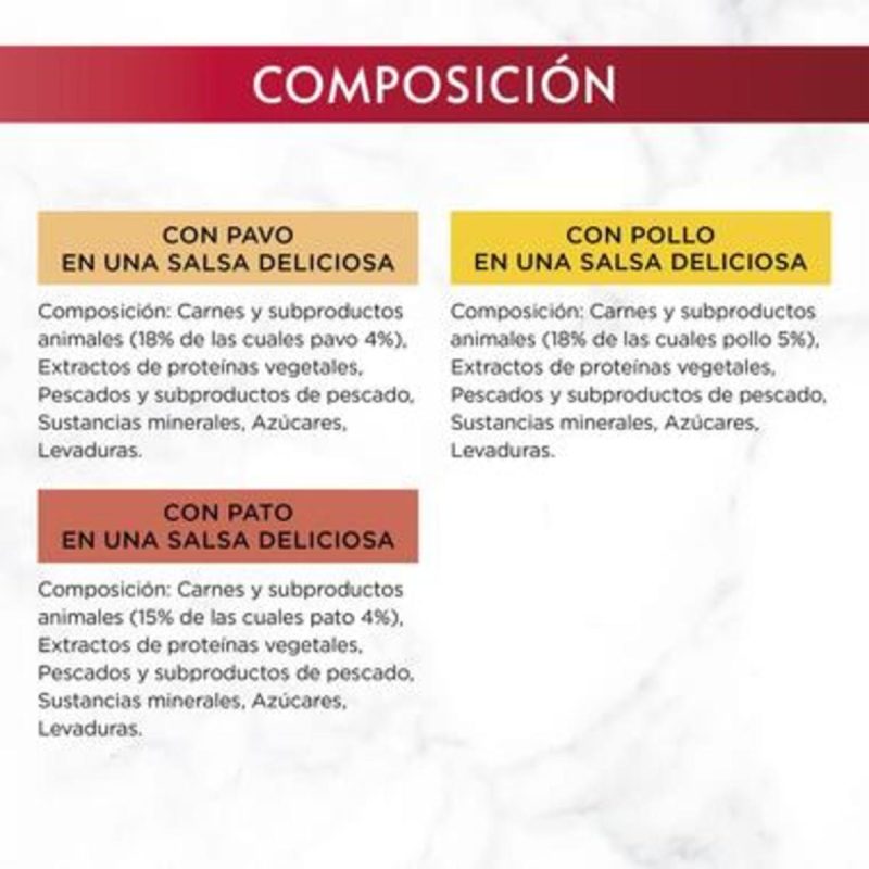 Gourmet Mon Petit Selec. de Aves. Pack 48 Unds. 8 Cajas x 6 Sobres  de 50 Gr - Imagen 5