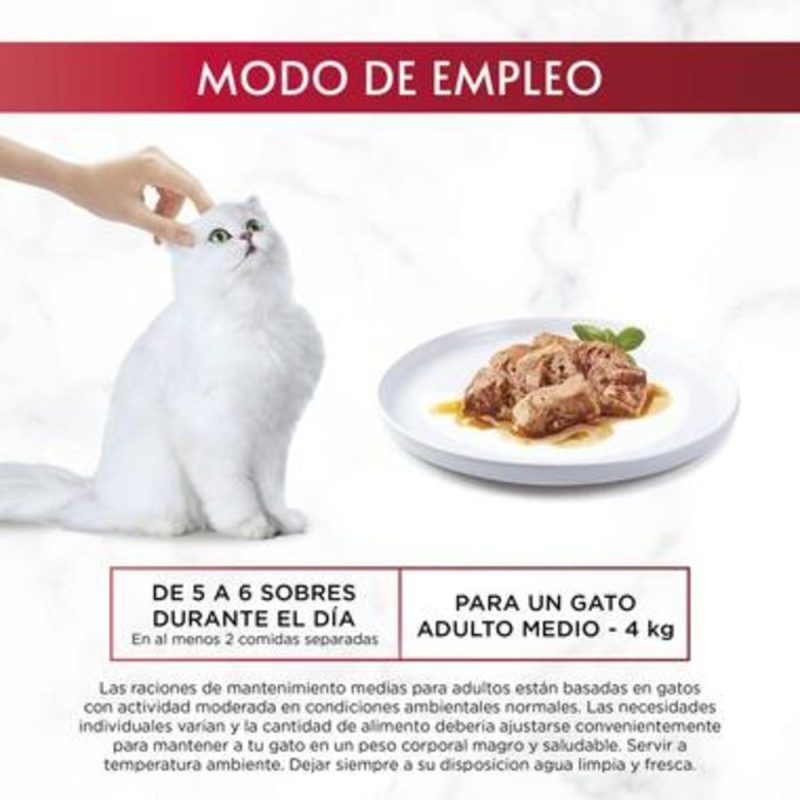 Gourmet Mon Petit Selec. de Aves. Pack 48 Unds. 8 Cajas x 6 Sobres  de 50 Gr - Imagen 6