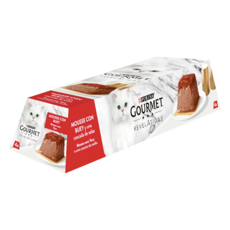 Gourmet Revelation Mousse Buey, 4x57 g. - Imagen 2