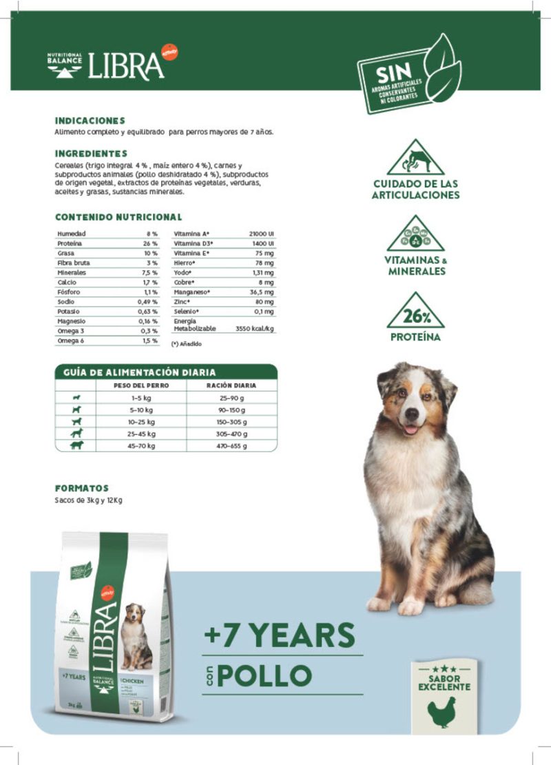 Libra Dog Senior +7 years , 12k - Imagen 3