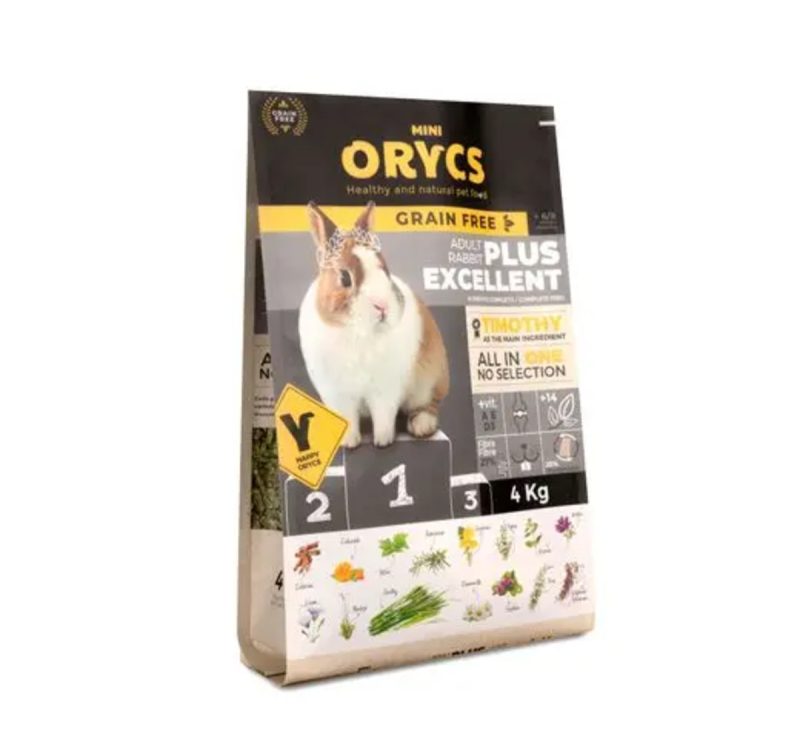 Mini Orycs Plus Prevent Conejo, 4kg