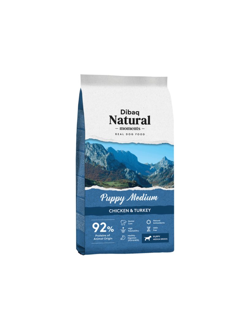 Pienso para Perros Natural Moments Puppy Medium 15 Kg