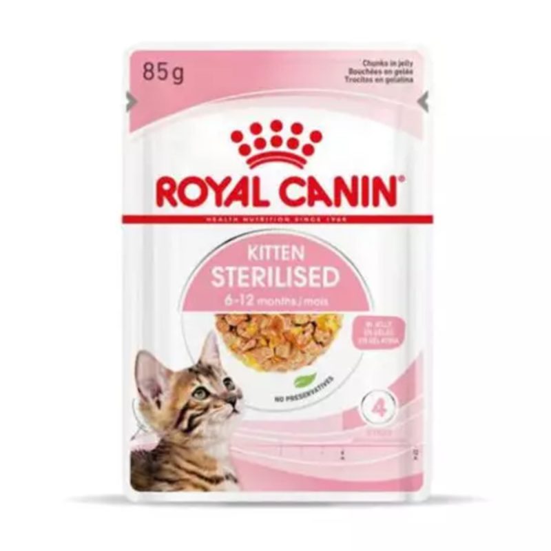 Royal Canin Kitten Sterilised (gelatina) - Caja 12x85 g