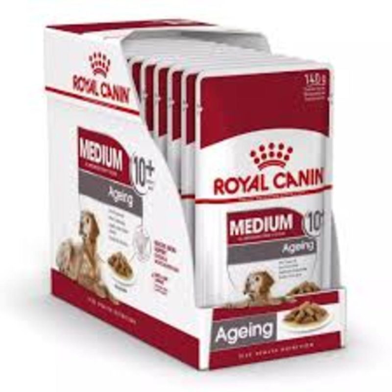 Royal Canin Medium Ageing - Caja 10 x 140 g - Imagen 2