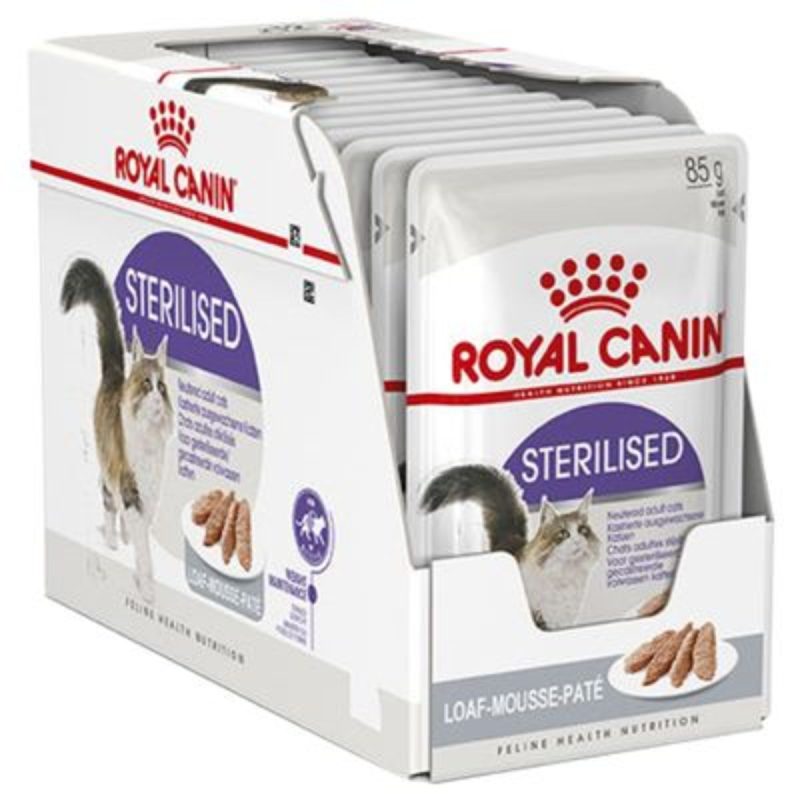 Royal Canin Sterilised (Loaf-Pate) - Caja 12x85 g