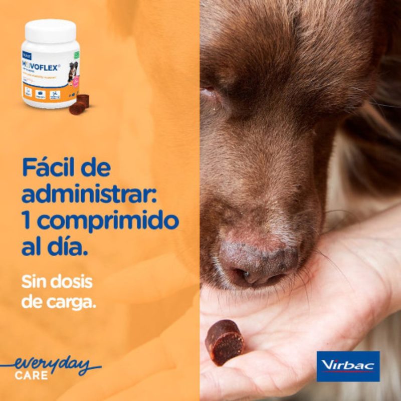 Virbac Movoflex Soft Chews para Perros Medianos 15-35Kg 30 Comprimidos - Imagen 4