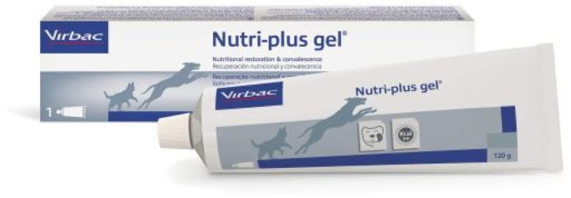 Virbac Nutri-Plus Gel Energético para la Recuperación en Perros y Gatos 120Gr